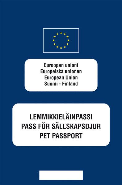 eu-passi koiralle|Lemmikit matkalla